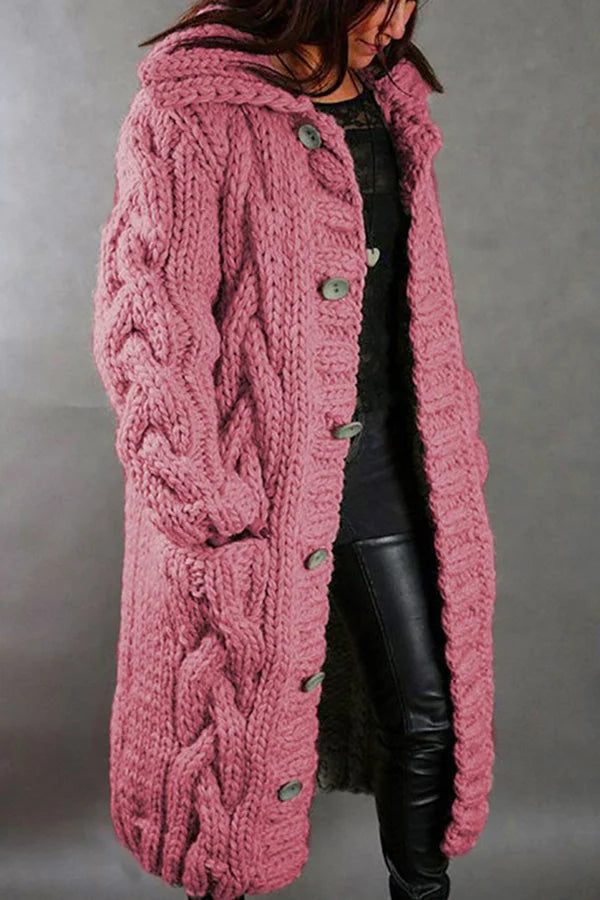Chaqueta de punto oversize para los días fríos