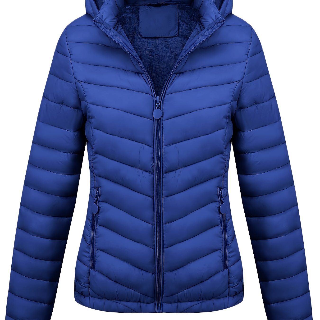 Fien | Chaqueta con capucha y cremallera y bolsillos inclinados
