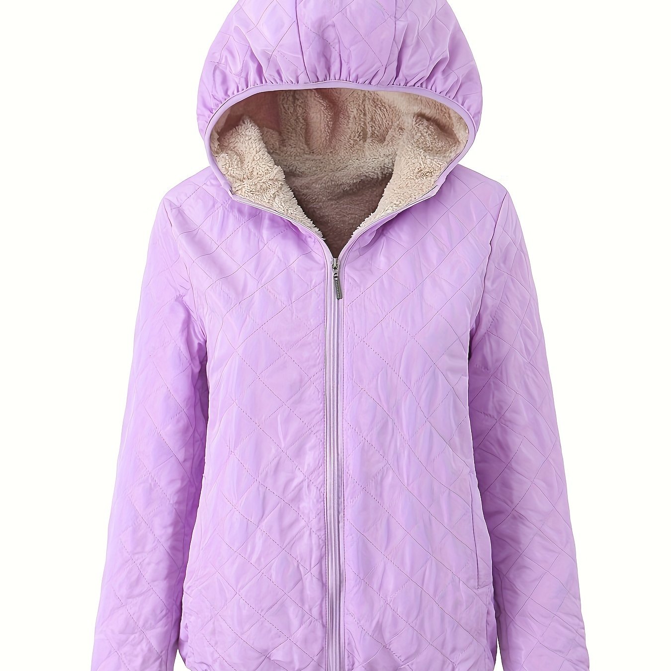 Emma | Chaqueta acolchada con cremallera y capucha