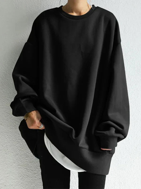 Jackielyn - Jersey informal de gran tamaño para mujer