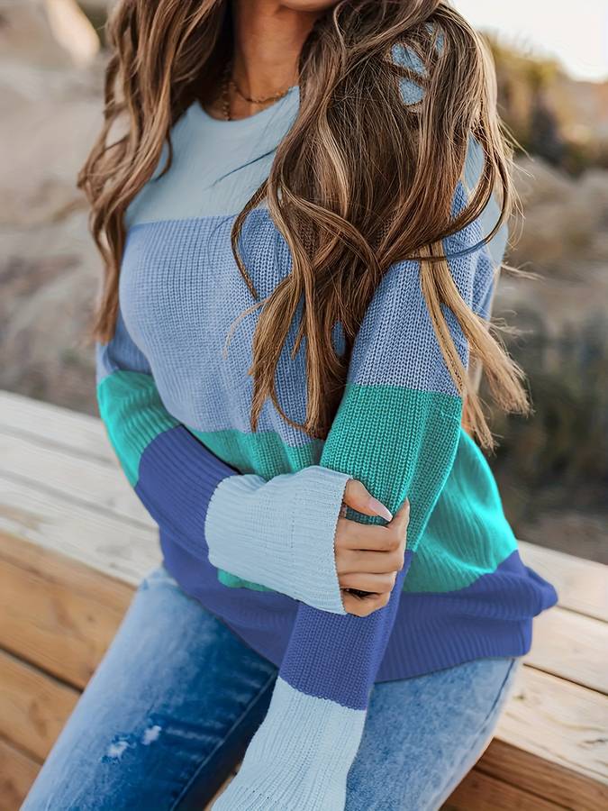 Riza - Elegante y cómodo jersey de rayas para mujer