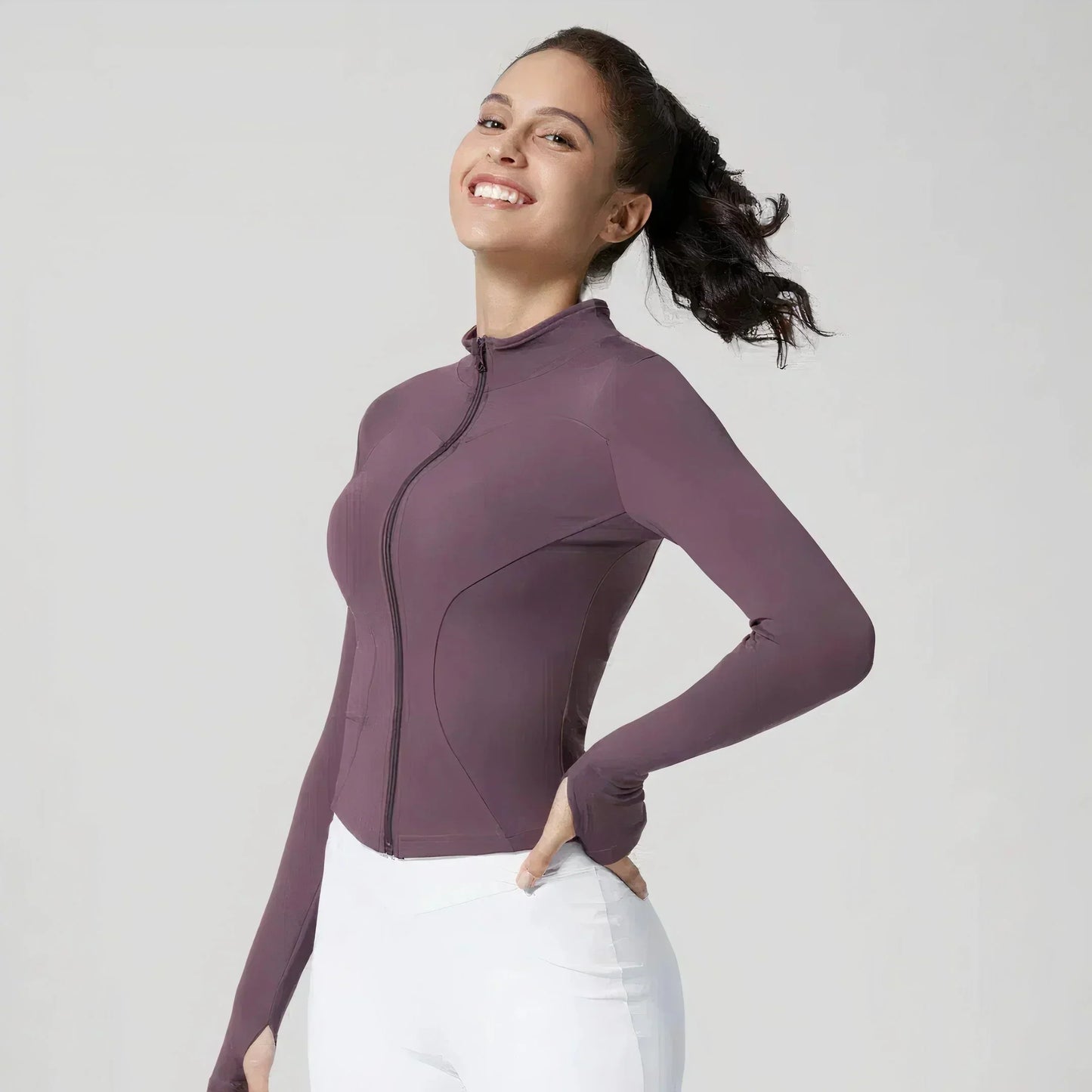 Heidi-Mode | Chaqueta deportiva activa ceñida al cuerpo
