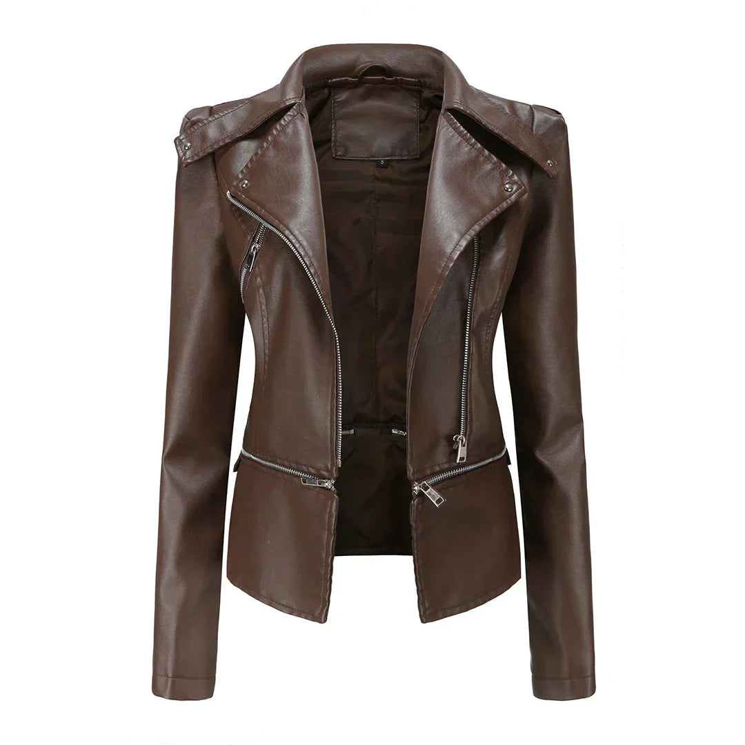 Elegante chaqueta de cuero | Esra