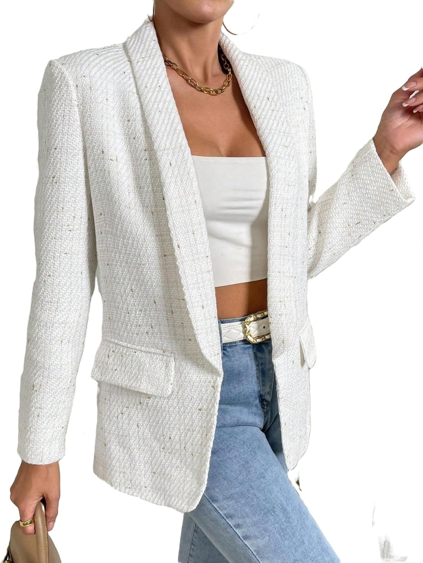 Clara - Blazer de cuadros