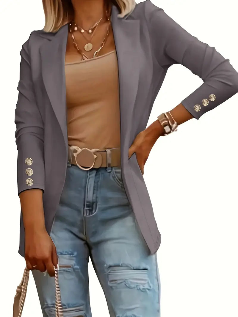 Fiona | elegante blazer de manga larga para la primavera