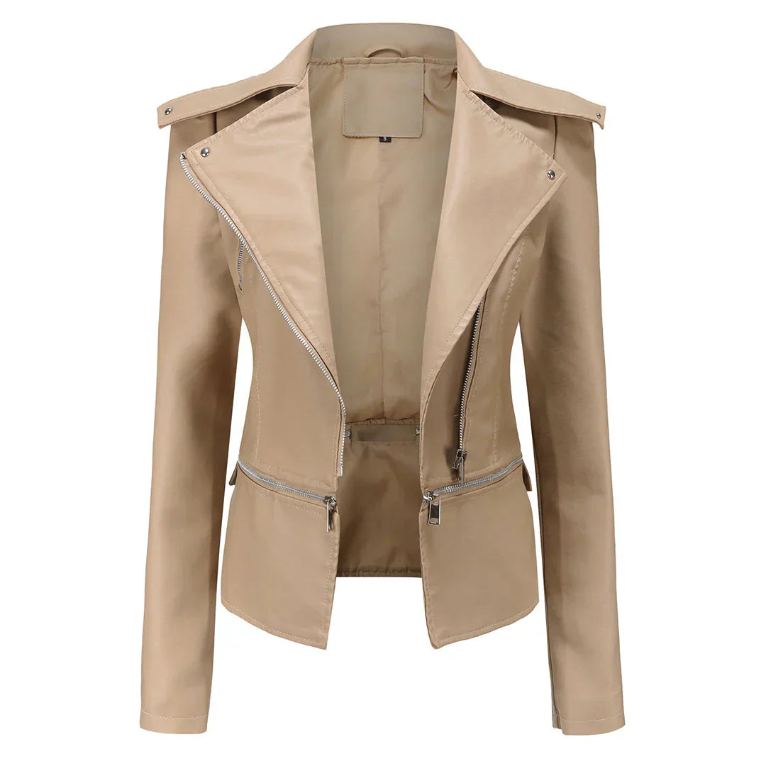 Elegante chaqueta de cuero | Esra