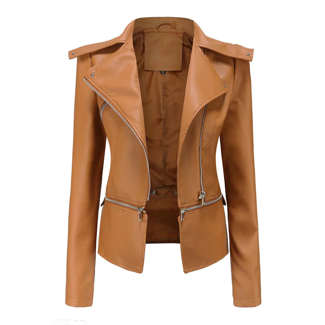Elegante chaqueta de cuero | Esra