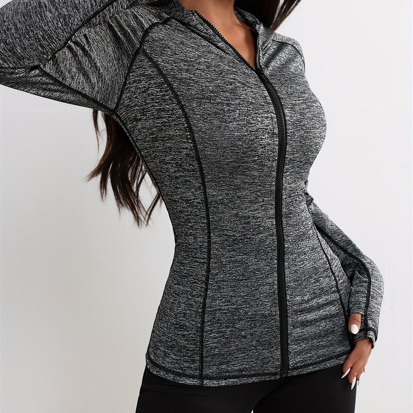 Emma | Chaqueta deportiva con capucha y detalle de rayas