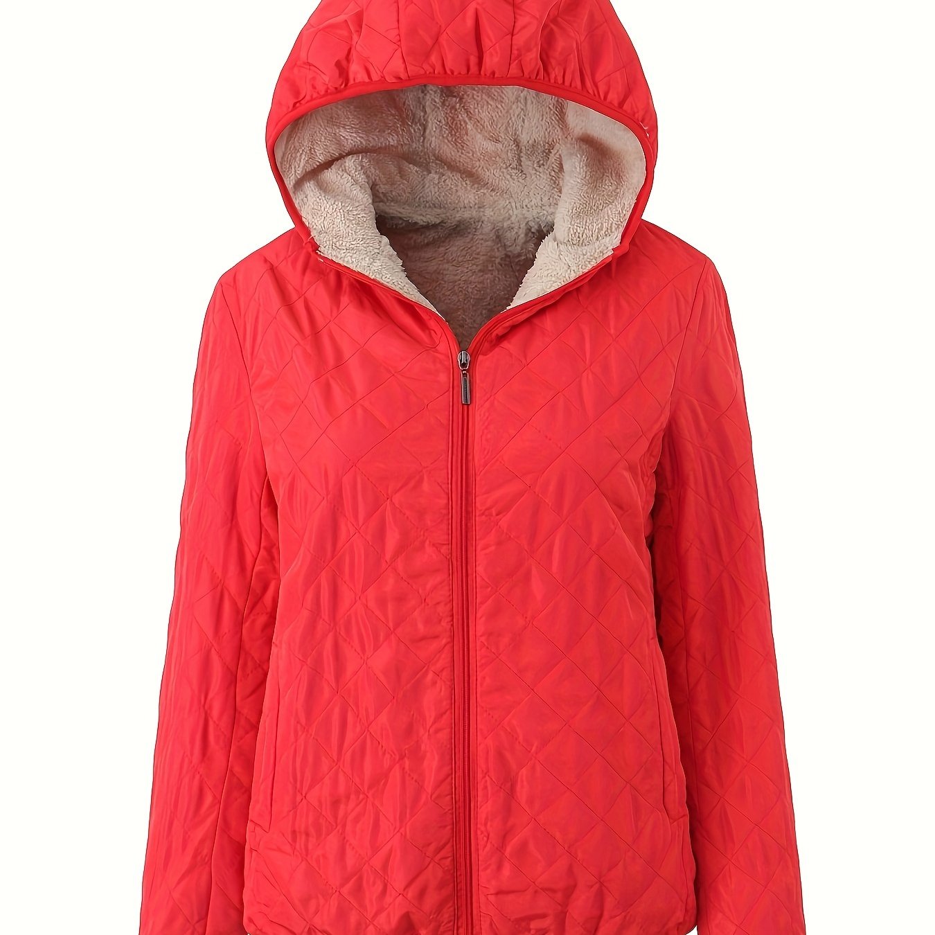 Emma | Chaqueta acolchada con cremallera y capucha