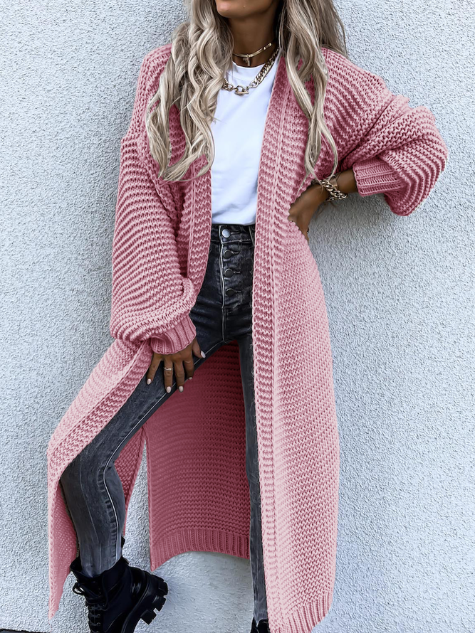 Tina - Chaqueta larga de punto para mujer
