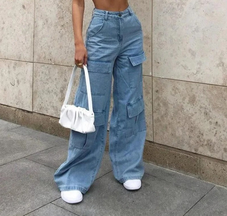 Minette | Pantalones cargo vaqueros