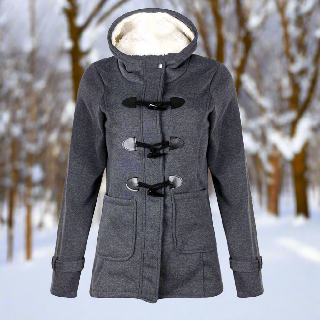 Chaqueta con capucha para mujer, acogedora, moderna y funcional