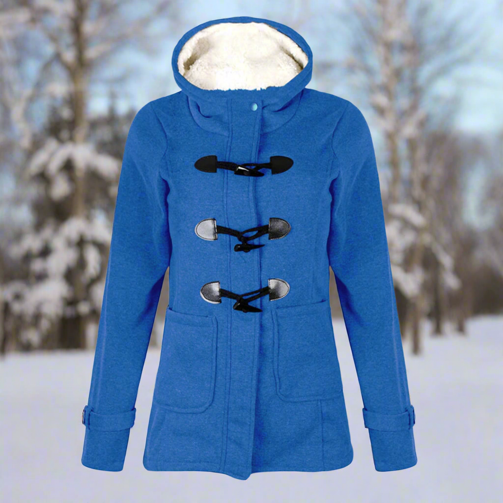 Chaqueta con capucha para mujer, acogedora, moderna y funcional