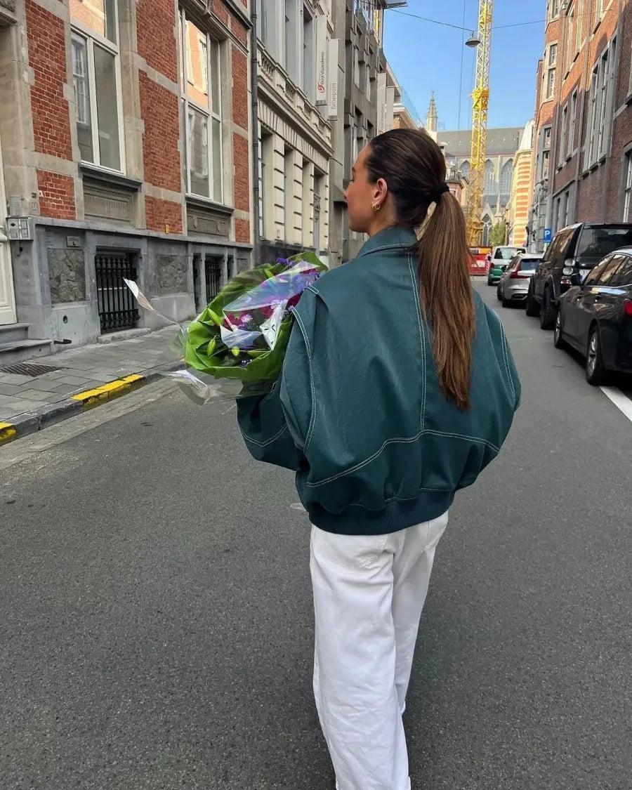 Isolde | Chaqueta de cuero oversize