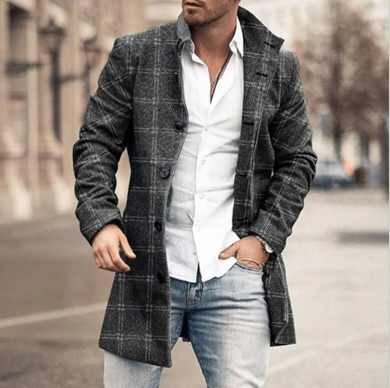 Rais Wilton | Abrigo de lana para hombre