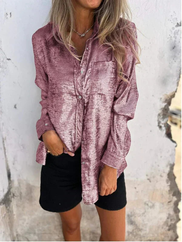 Zoena | Elegante camisa de ante