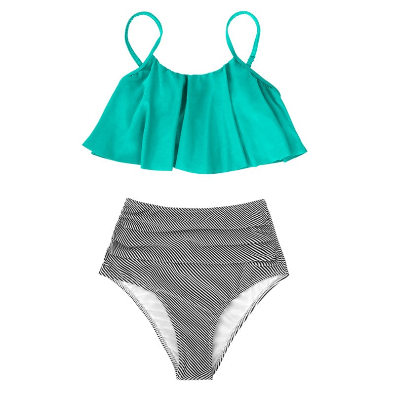 Bikini Belle Mae | Un bikini colorido con volantes