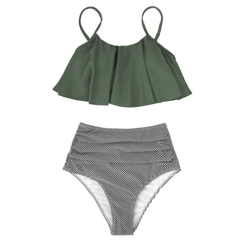 Bikini Belle Mae | Un bikini colorido con volantes