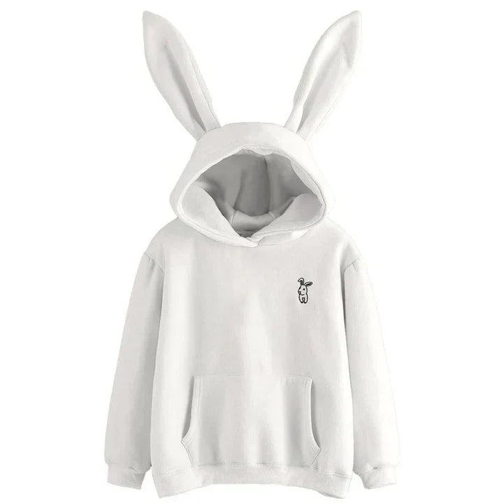 Pera | sudadera de mujer con capucha y orejas de conejo