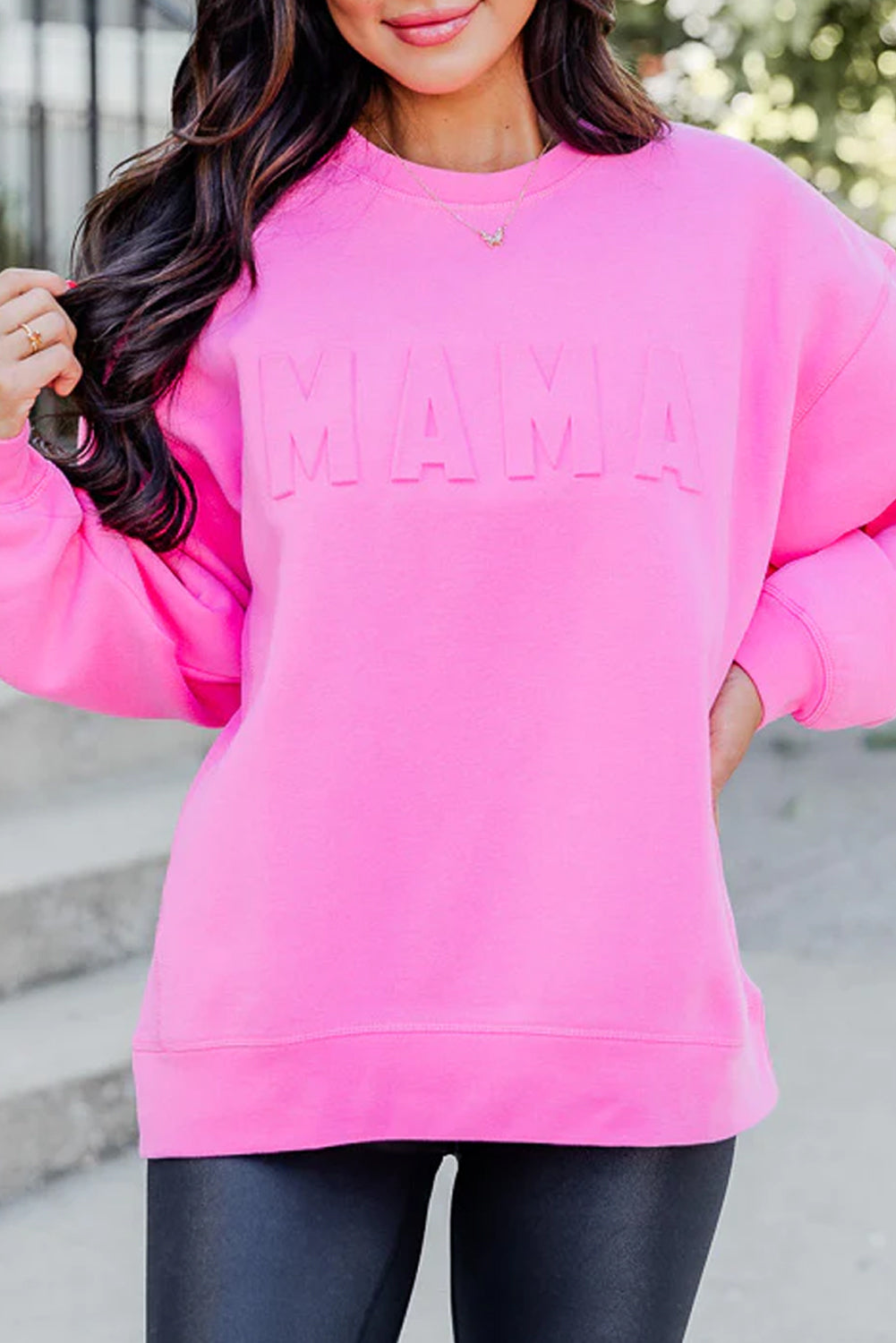 Nereida | Llamativa sudadera con letras en relieve
