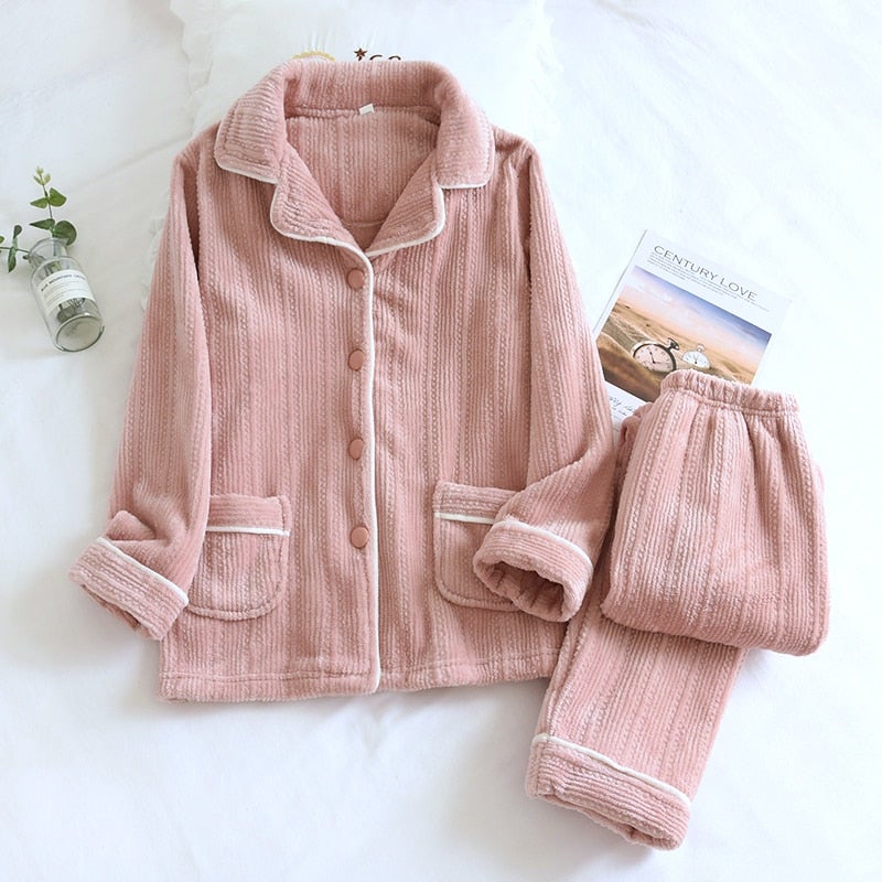 Niko - Pijamas de franela suaves y cómodos para mujeres y hombres