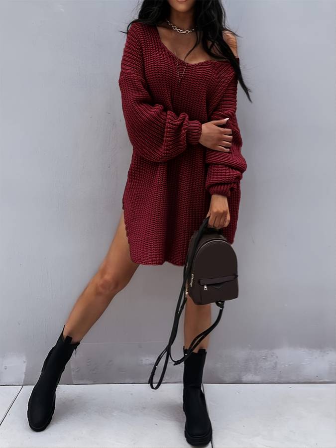 Luna | Jersey Midi Oversized para mujer