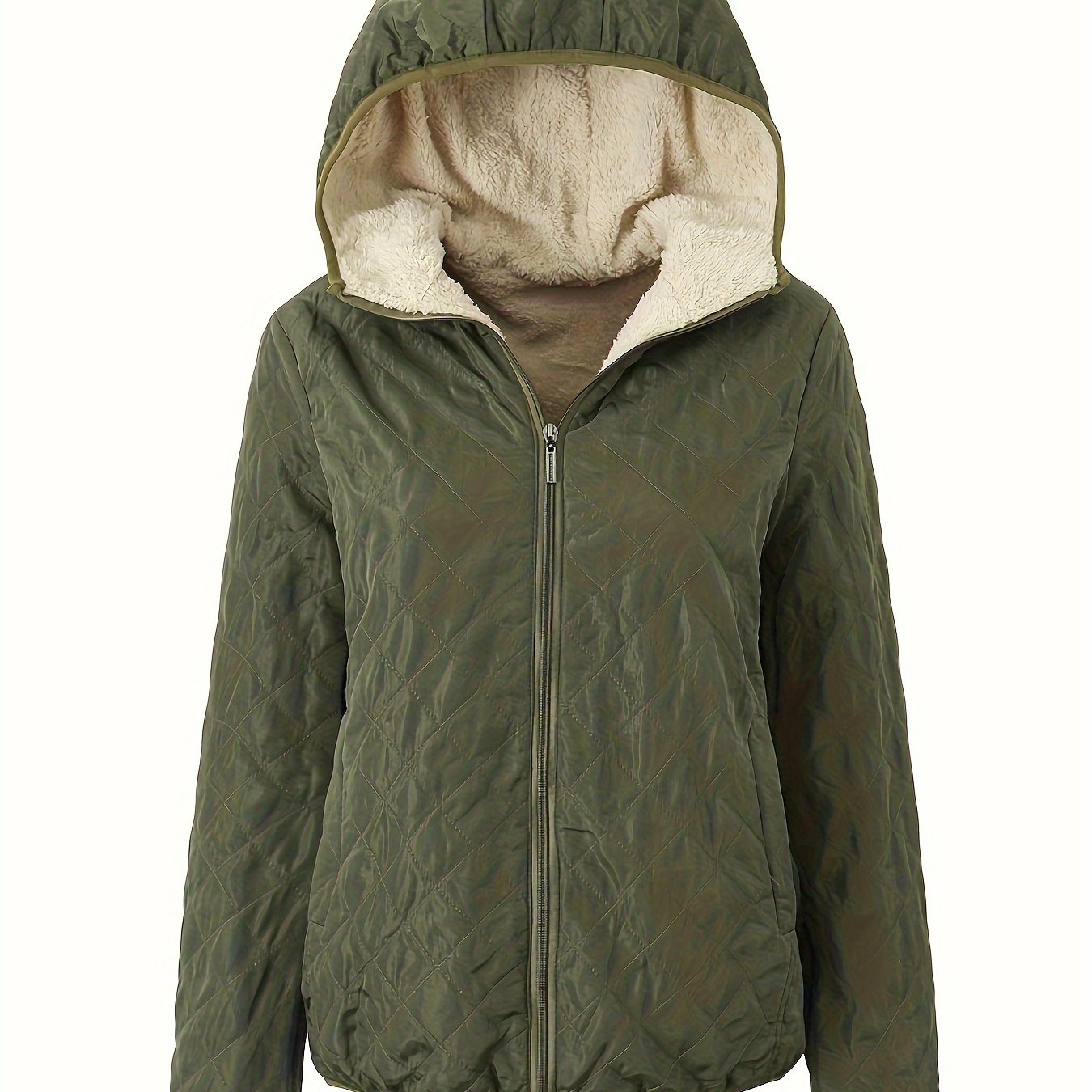 Emma | Chaqueta acolchada con cremallera y capucha