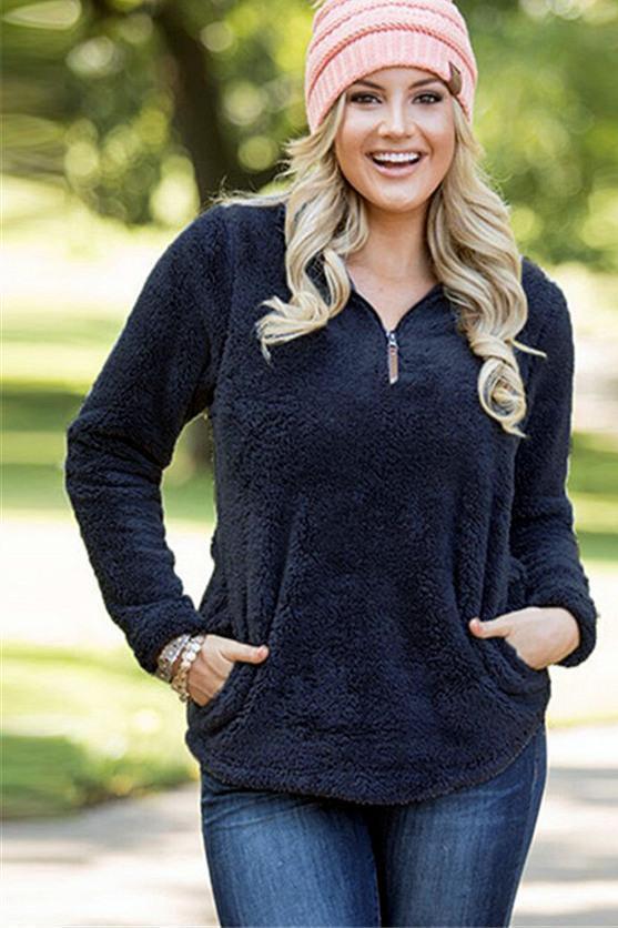 Jersey de lana de algodón para mujer