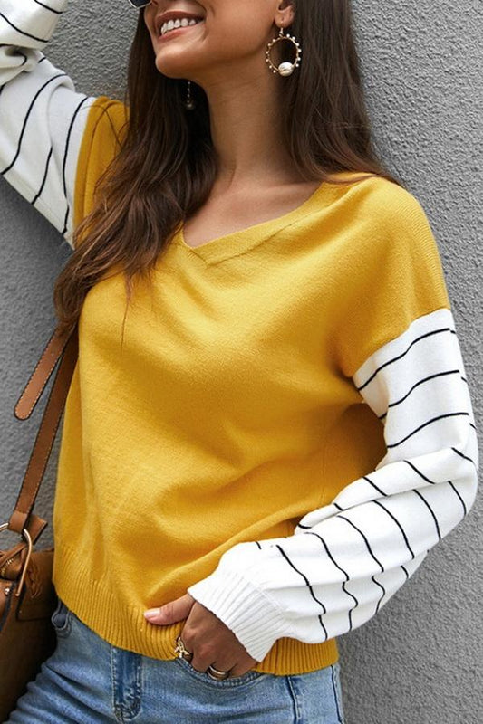 Jersey de mujer con mangas de farolillo