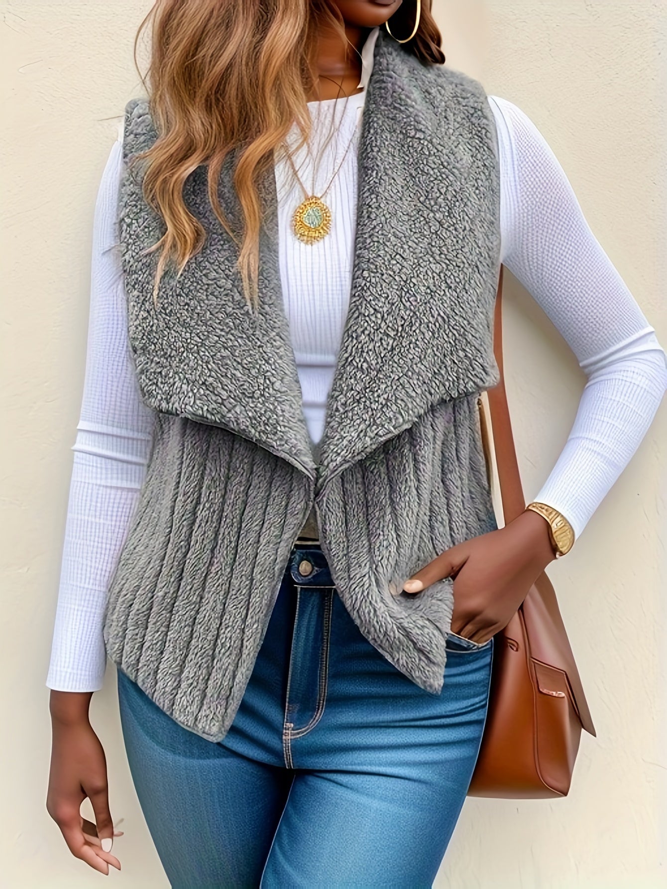 Camille - Chaleco de invierno acogedor y elegante para mujer
