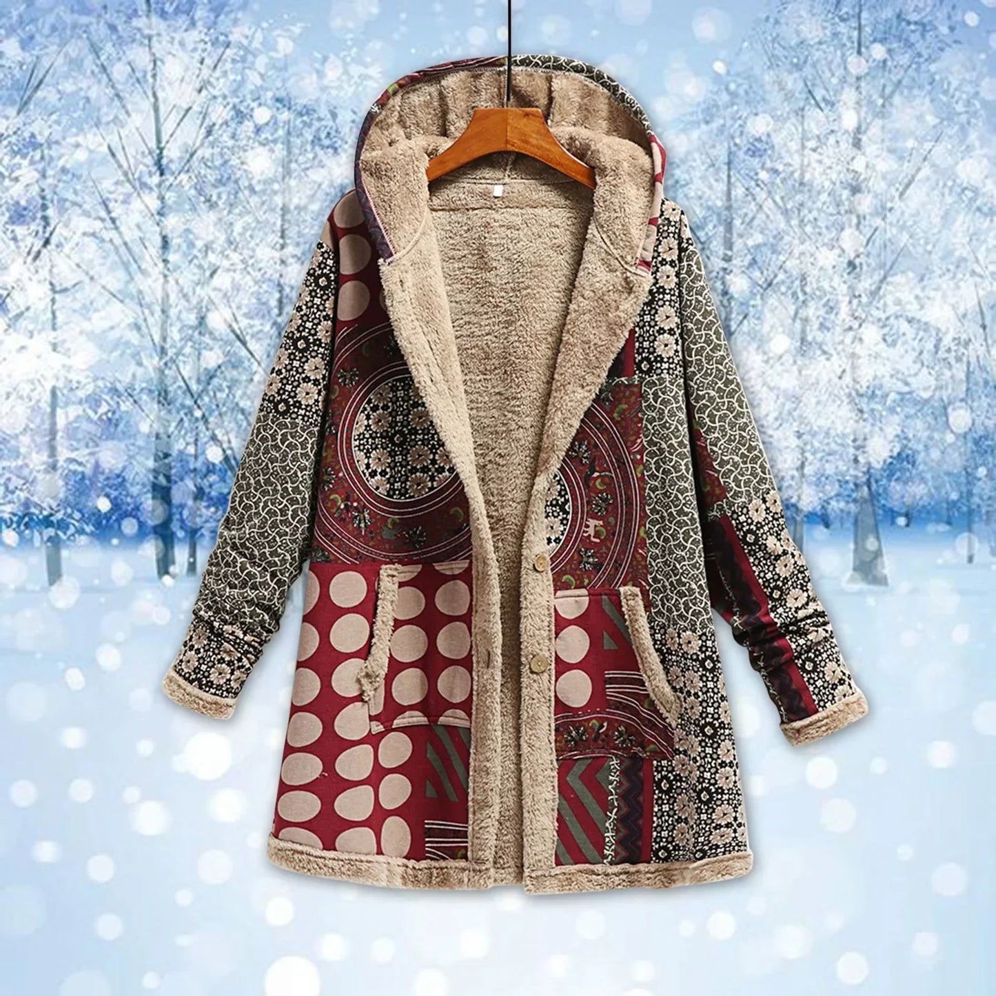 Lujosa chaqueta polar