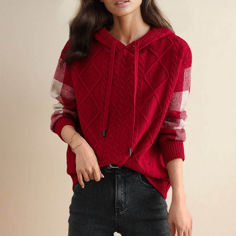 Sudadera con capucha Elisa | Jacquard