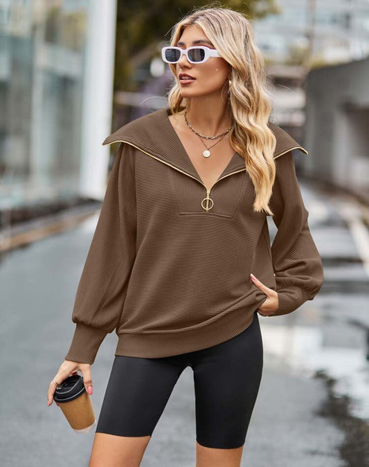 Insha - Acogedor jersey de cuello largo para mujer