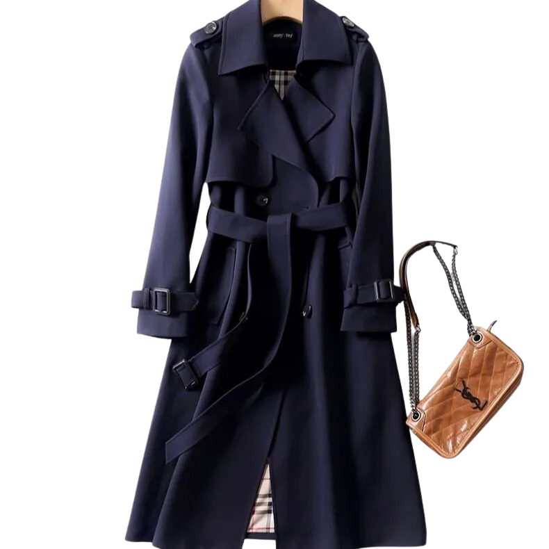 Elegante gabardina para mujer