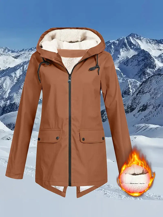 Daleyza | Chaqueta impermeable con cordón de ajuste
