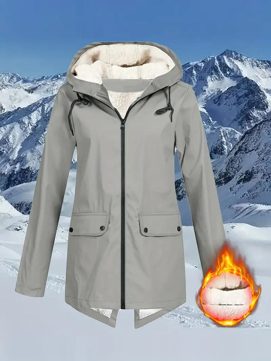Daleyza | Chaqueta impermeable con cordón de ajuste