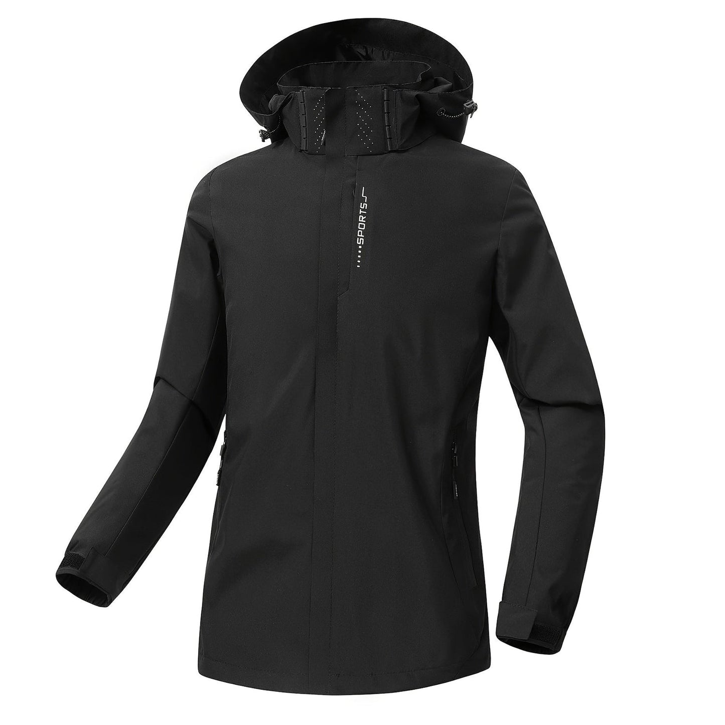 Femke | Chaqueta deportiva con capucha para mujer, cortaviento e impermeable