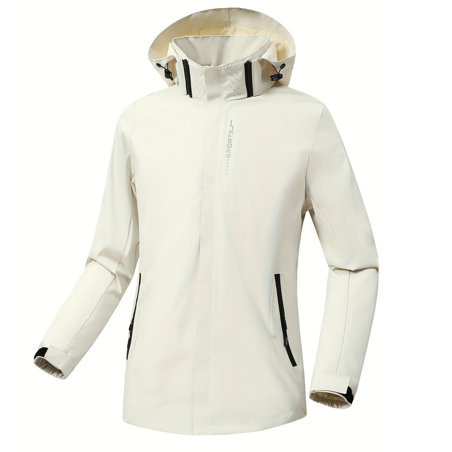 Femke | Chaqueta deportiva con capucha para mujer, cortaviento e impermeable