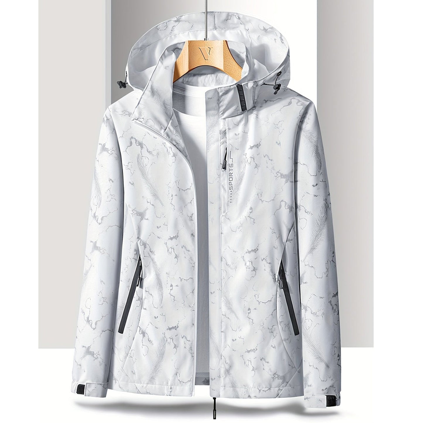 Femke | Chaqueta deportiva con capucha para mujer, cortaviento e impermeable