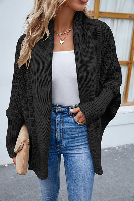 Clara | Elegante chaqueta de punto con mangas dolman para mujer