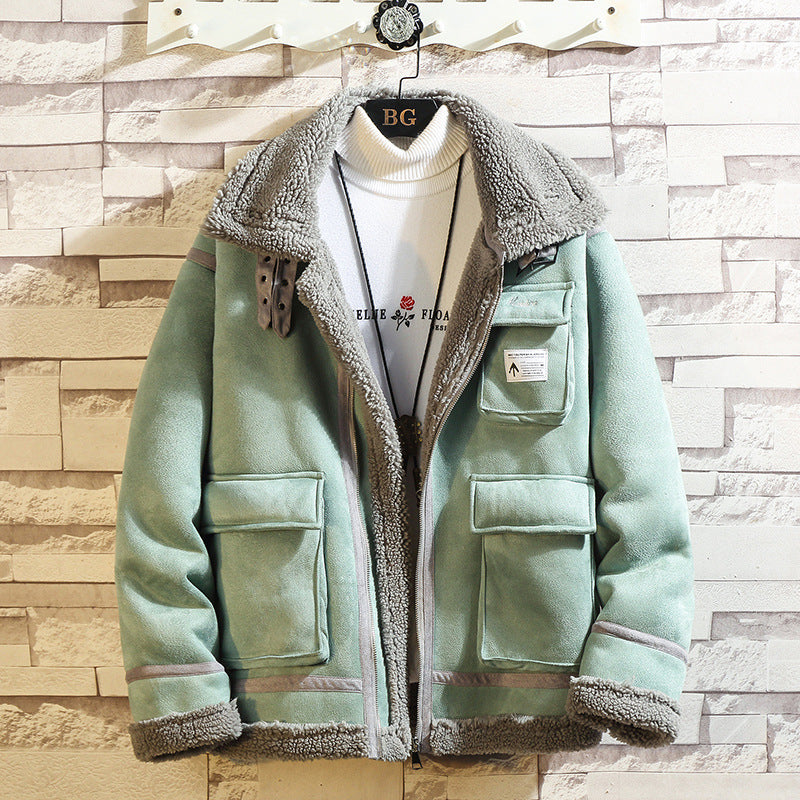 Franco Coat | Abrigo casual de lana de cordero para hombre