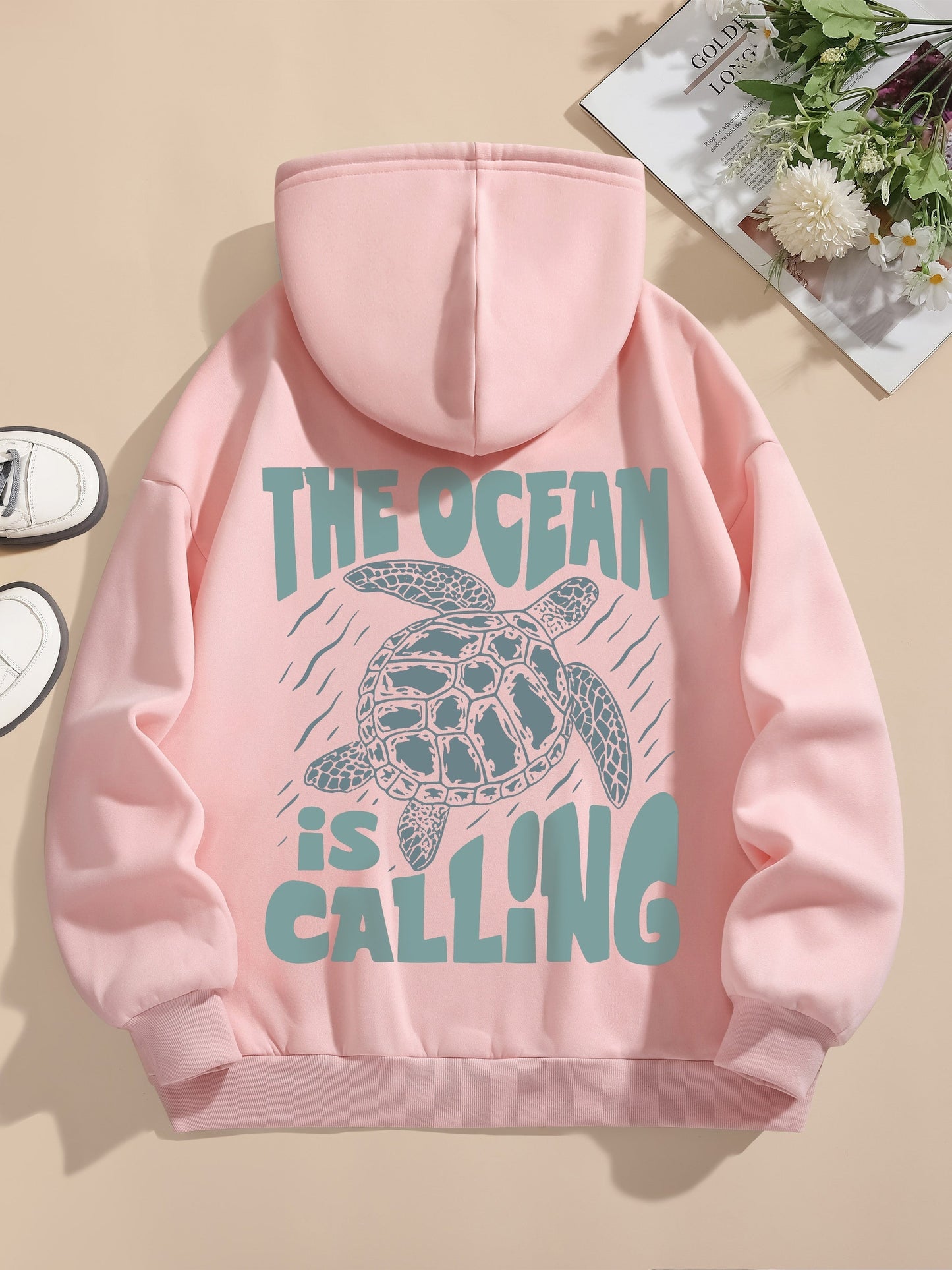 Sudadera con capucha Elisa | Sweat Pullover con estampado en la espalda y capucha para mujer Perfecta para el día a día