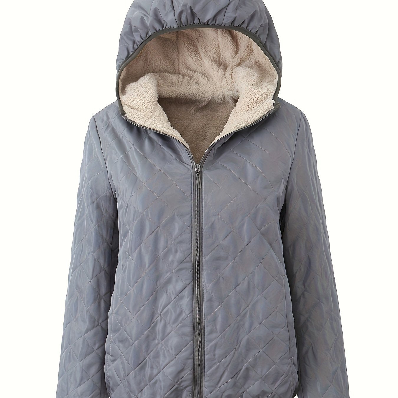 Emma | Chaqueta acolchada con cremallera y capucha