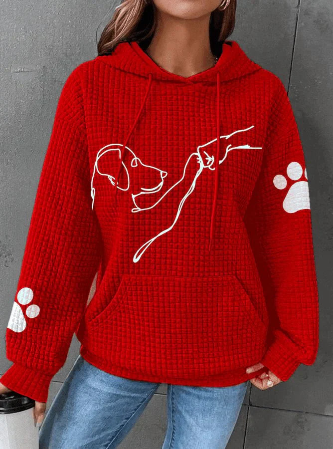 Zenith | cómodo y cálido jersey con capucha para mujer
