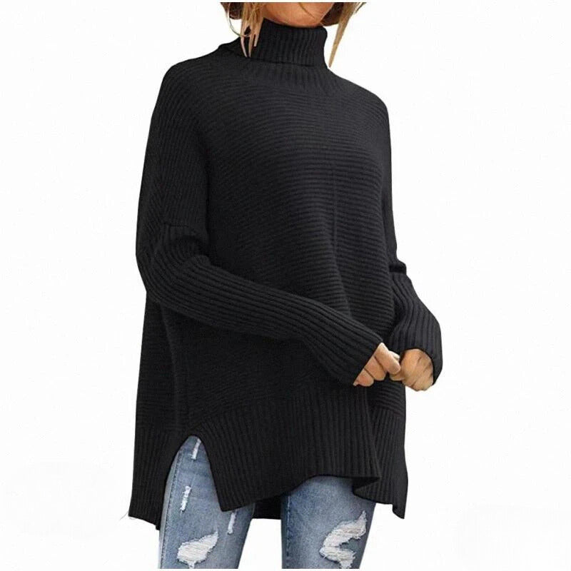 Elegante jersey con detalles de punto únicos