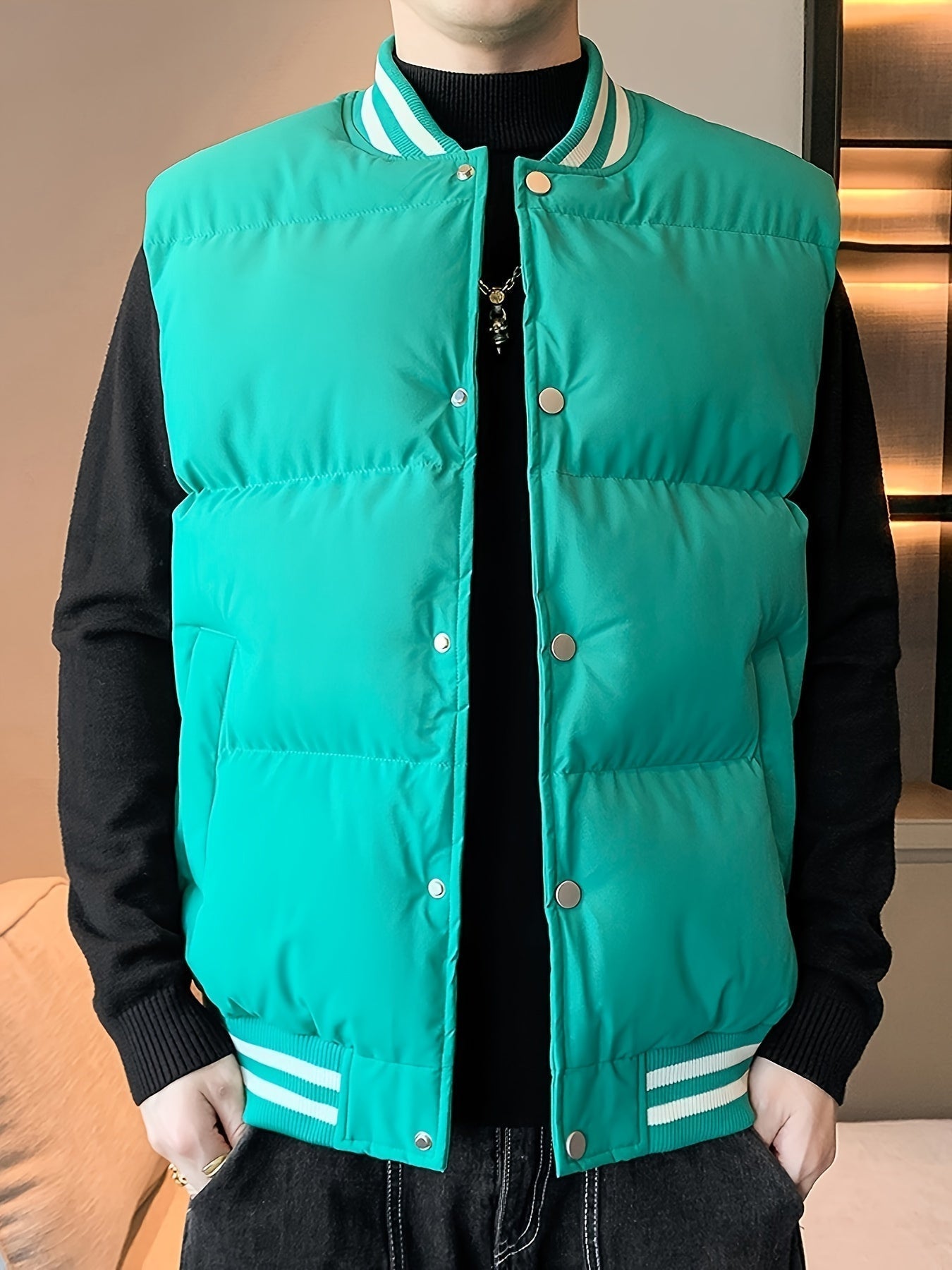 Adam | Chaleco acolchado cálido para hombre