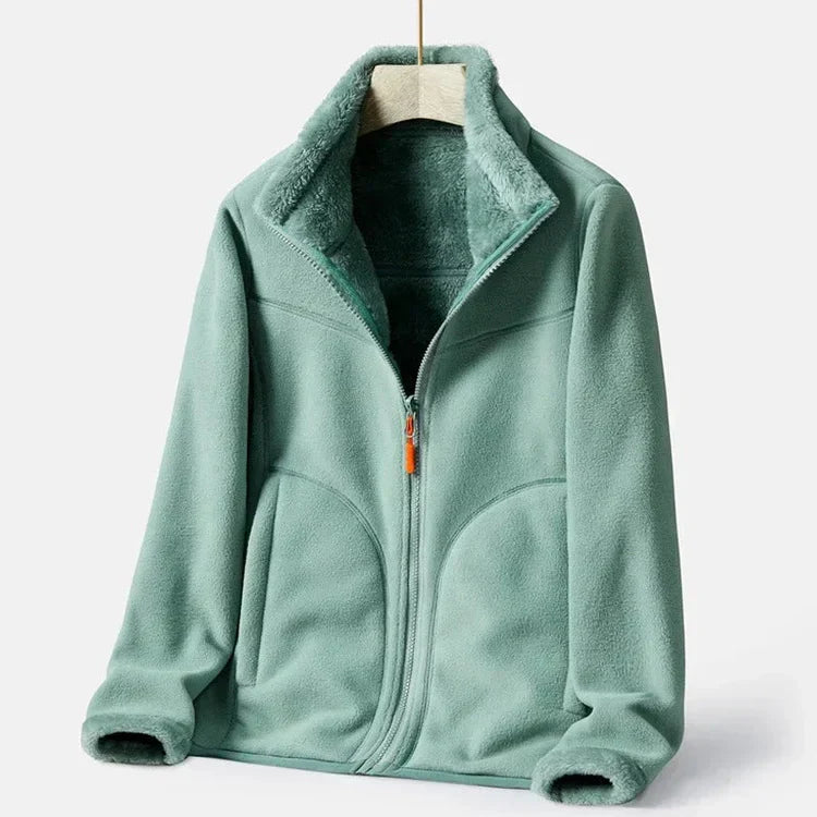 Fleeka | Chaqueta polar de doble botonadura para mujer
