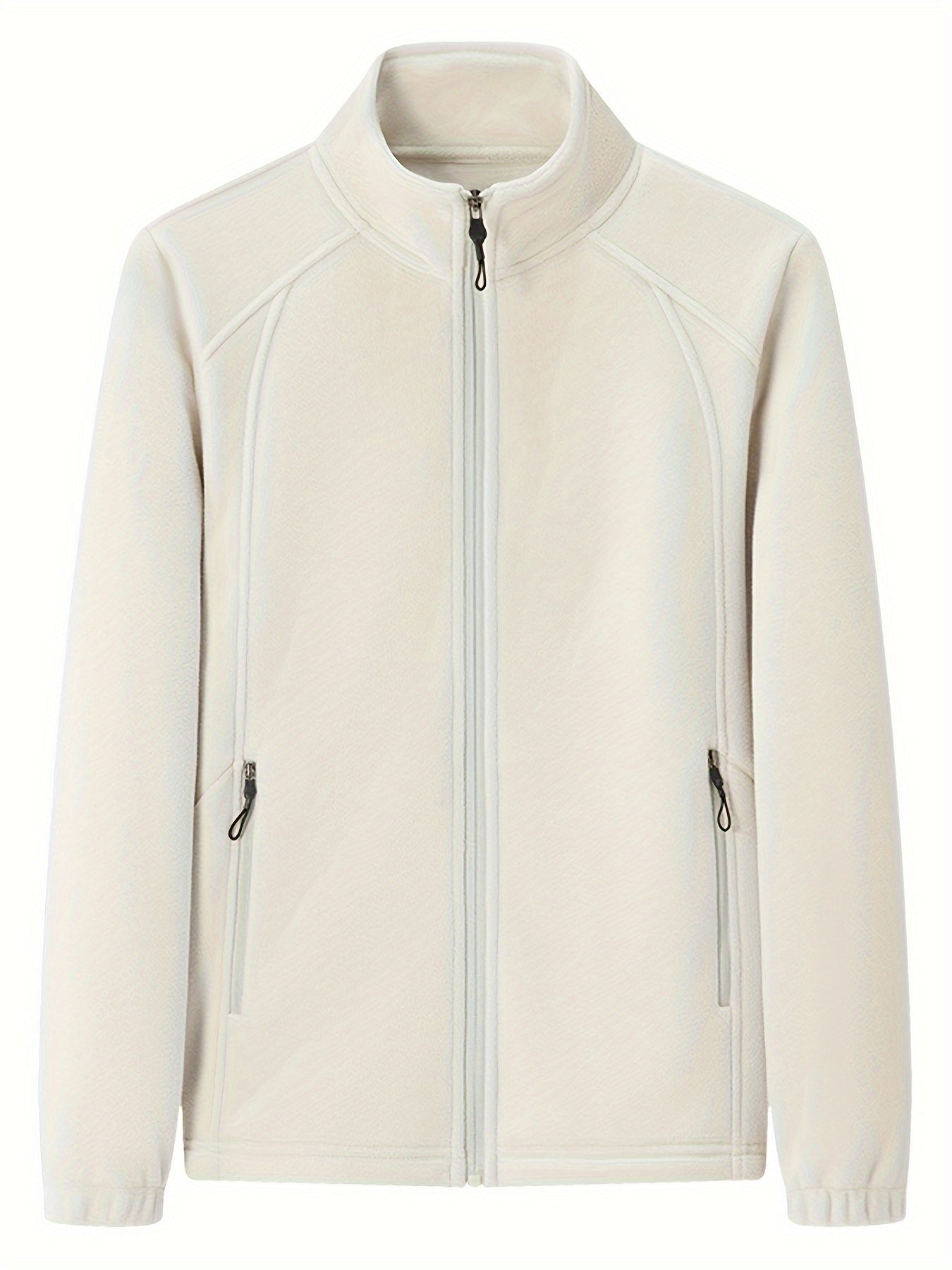 Fenna | Chaqueta de exterior de felpa con cuello alto y manga larga