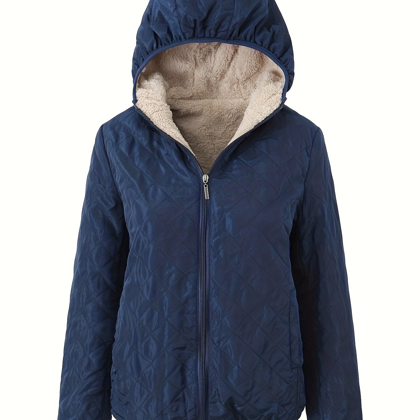 Emma | Chaqueta acolchada con cremallera y capucha