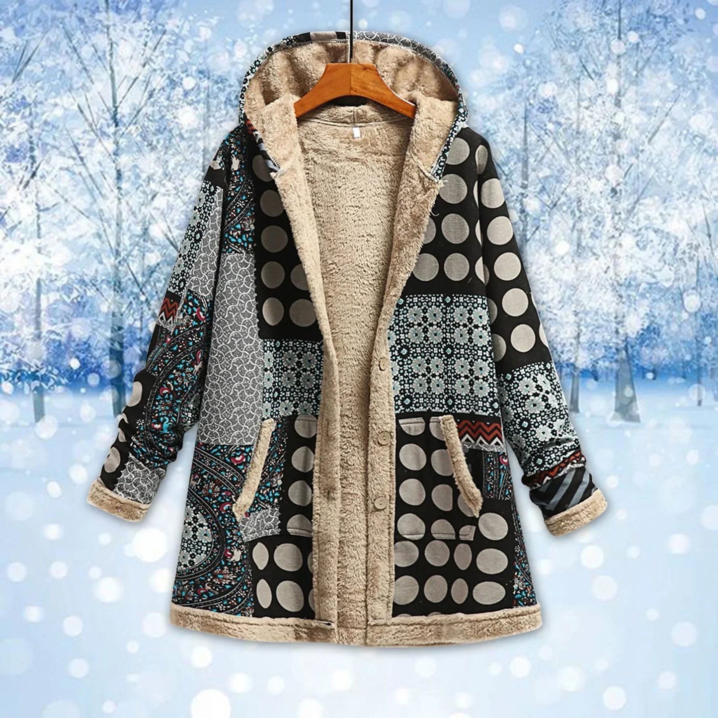 Lujosa chaqueta polar